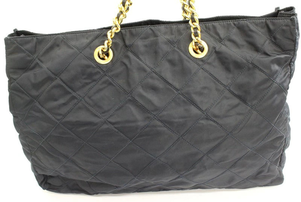 Prada Navy Blue Bag Shoulder Chain Handbag